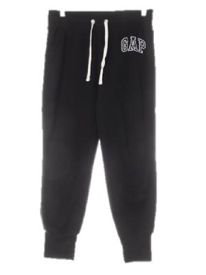 gap 블랙 면혼방 로우빅로고패치조거트레이닝팬츠 