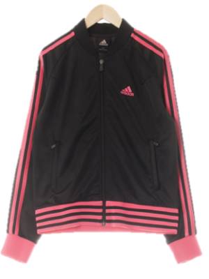 아디다스 블랙라즈베리핑크 삼선트랙저지