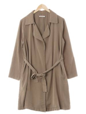 stradivarius 카키 스트랩오픈트렌치재킷