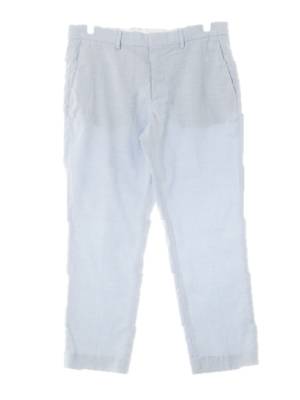 h&m 라이트블루 체크 백페이크포켓슬랙스