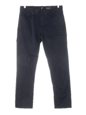 h&m 네이비 면혼방 백포켓라이트팬츠