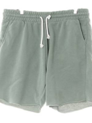 h&m 세이지라떼그린 면혼방 피그먼트트레이닝반바지