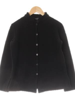 eileenFisher 블랙 반목웜슬릿셔츠