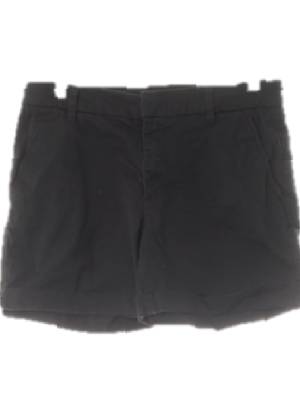 h&m 블랙 면혼방 롤업치노숏팬츠