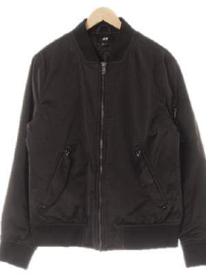h&m 블랙 시보리무광블루종점퍼