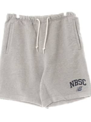 뉴발란스 멜란지그레이 면혼방 MBSC트레이닝반바지