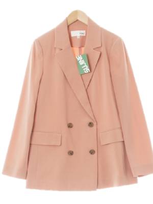 mixxo 브라이덜로즈핑크 오버핏더블블레이저