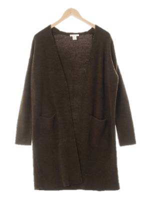 h&m 카키 아웃포켓오픈롱가디건