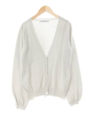 bcbg 블루블러쉬그린 캐시미어 리브드믹스소프트가디건