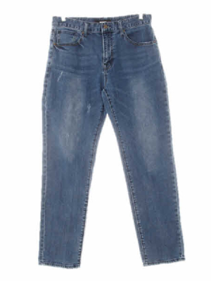 버커루 진청 데님 데미지텐션스트레이트진