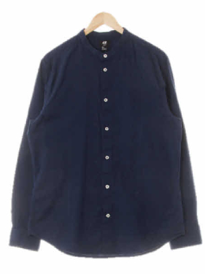 h&m 네이비 면 차이나카라트윌셔츠