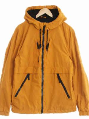 h&m 펌킨오렌지 지퍼디테일바람막이후드집업