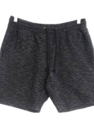 h&m 블랙 면혼방 트레이닝반바지