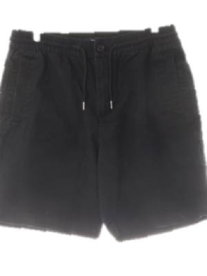 h&m 블랙 면 베이직밴딩반바지