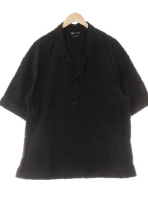 자라 블랙 원포켓버튼스키퍼반팔셔츠