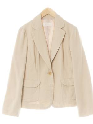 bcbg 베이지 울혼방 스티치원버튼블레이저